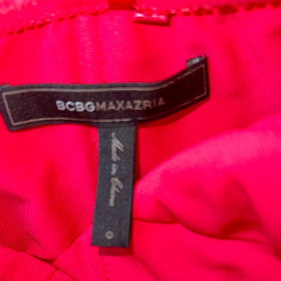 Bcbg maxazria dress raspberry red size US0 - Picture 3 of 3